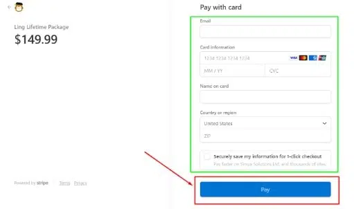 Ling App Pricing & How To Buy Guide step5