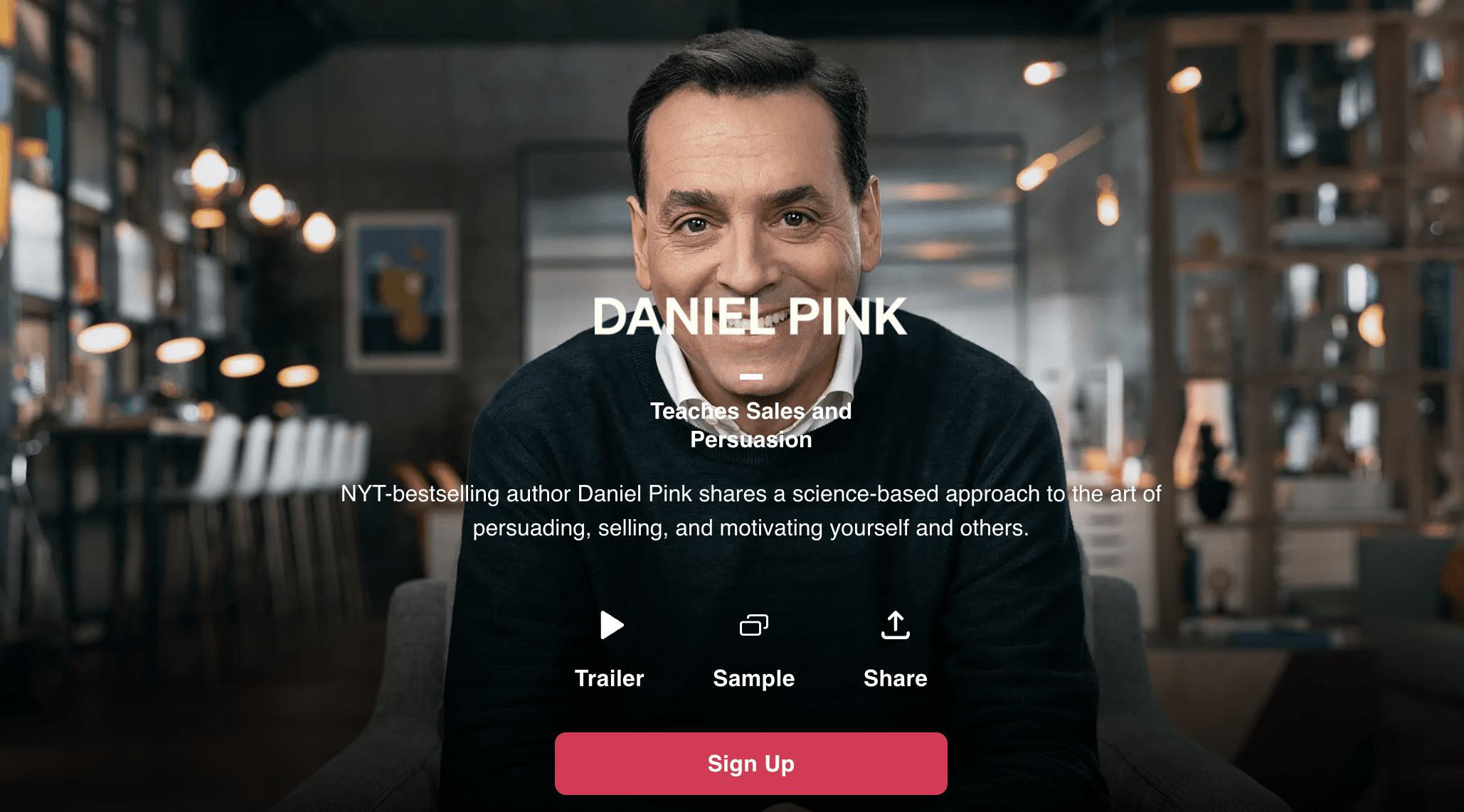 Daniel Pink Masterclass review