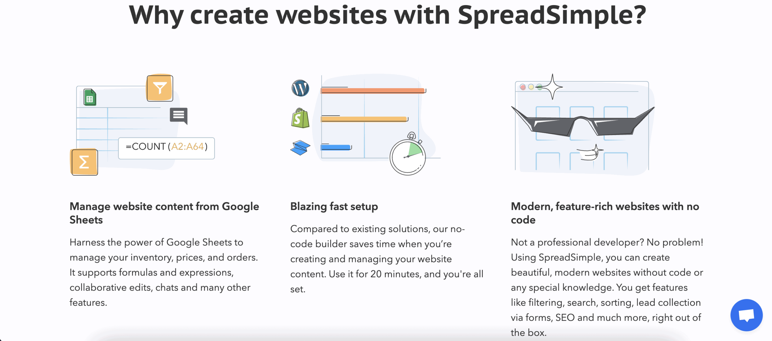 Why use SpreadSimple