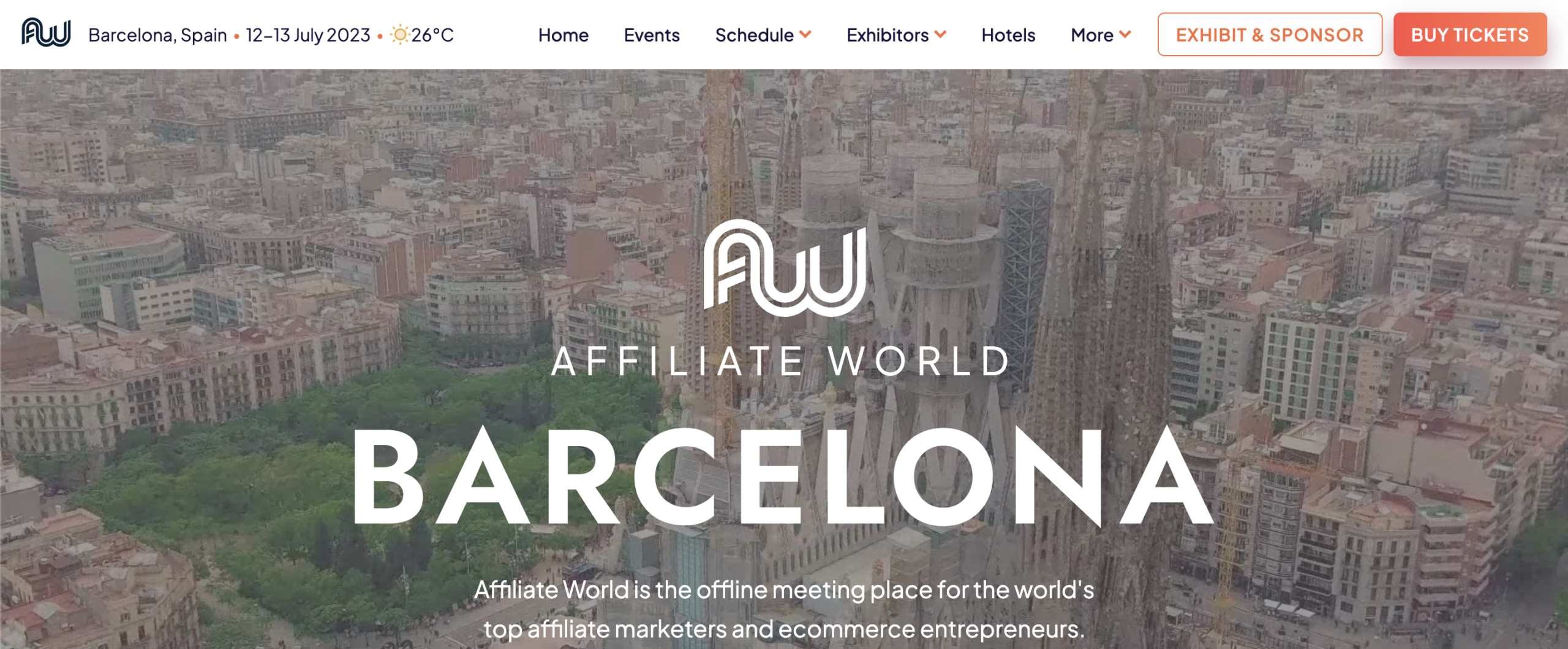 Affiliate world conference barcelona