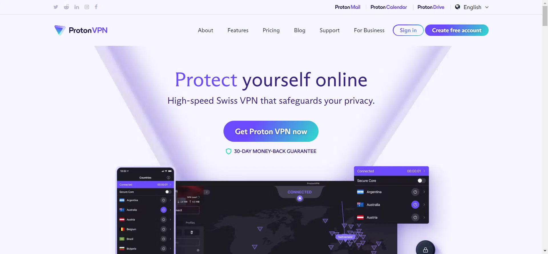 ProtonVPN - Best VPN for UAE & Dubai 