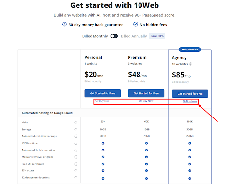 10Web’s AI Website Builder review & How To Start With 3