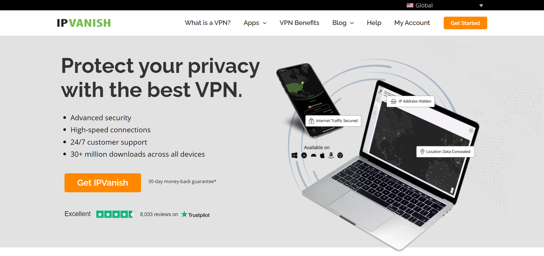 IPVanish - VPN Brazil