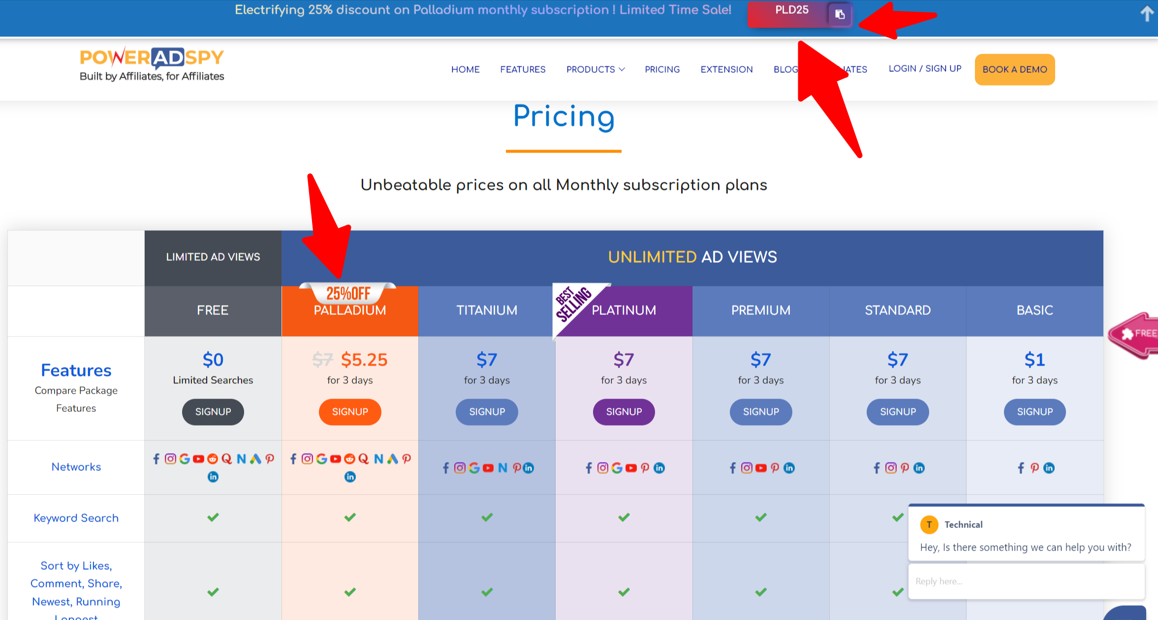 Pricing-PowerAdSpy Coupon Code
