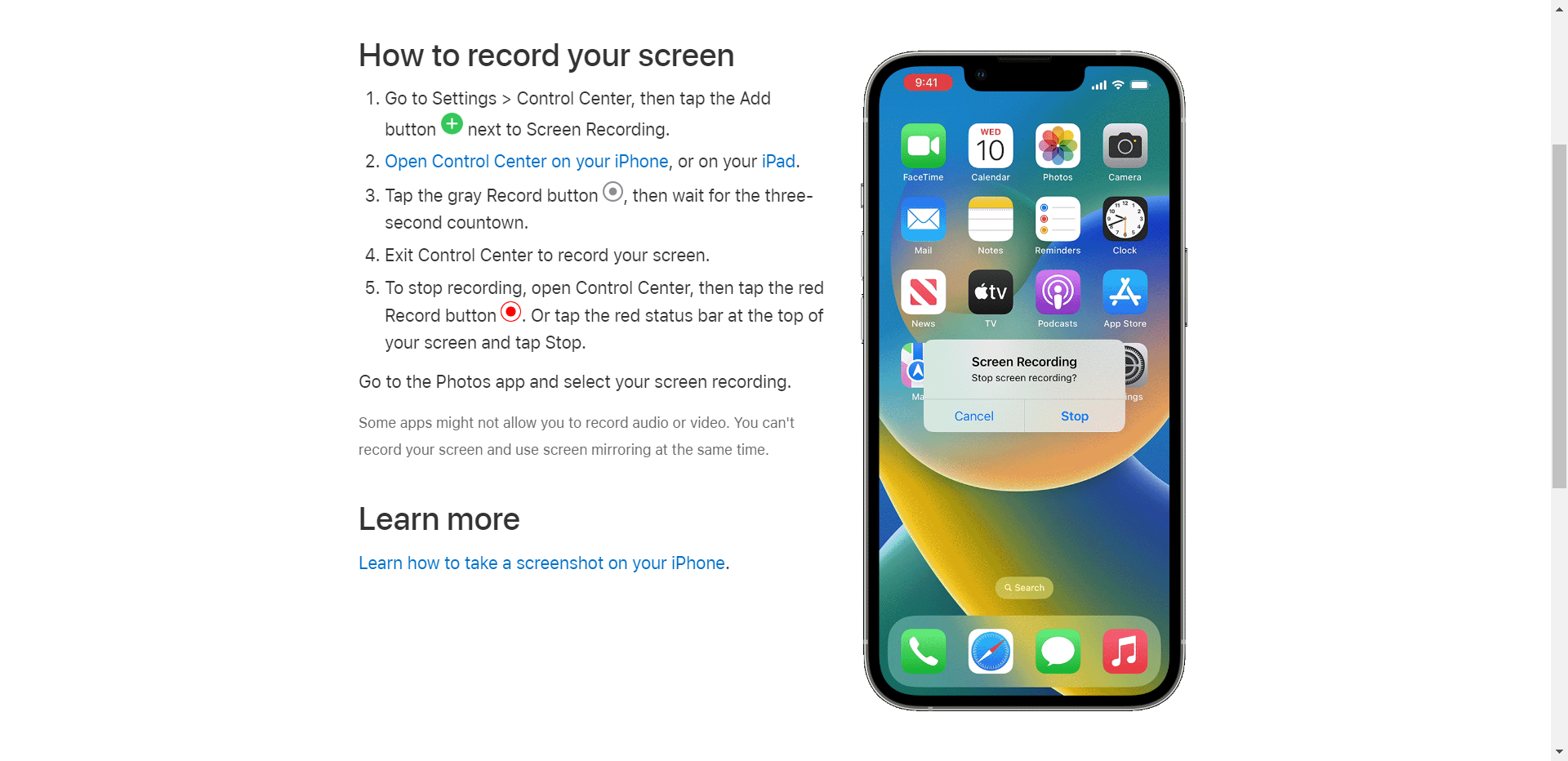 2) iOS Recorder - How to Record a Google Meet Session?