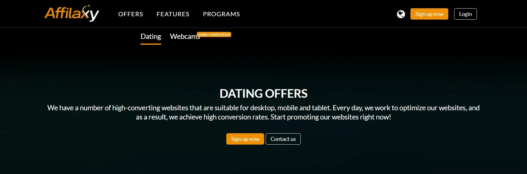 Dating Offers By Affilaxy