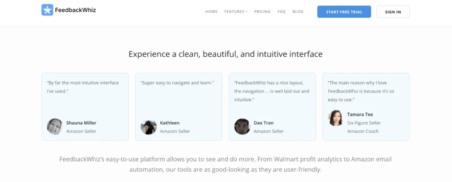 FeedbackWhiz - User Reviews