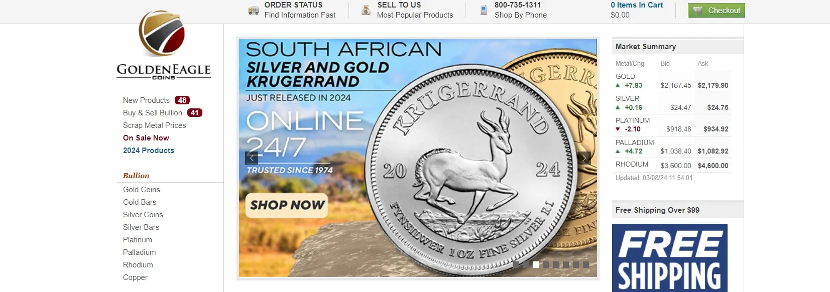 Golden Eagle Coins - Investing Affiliate Program