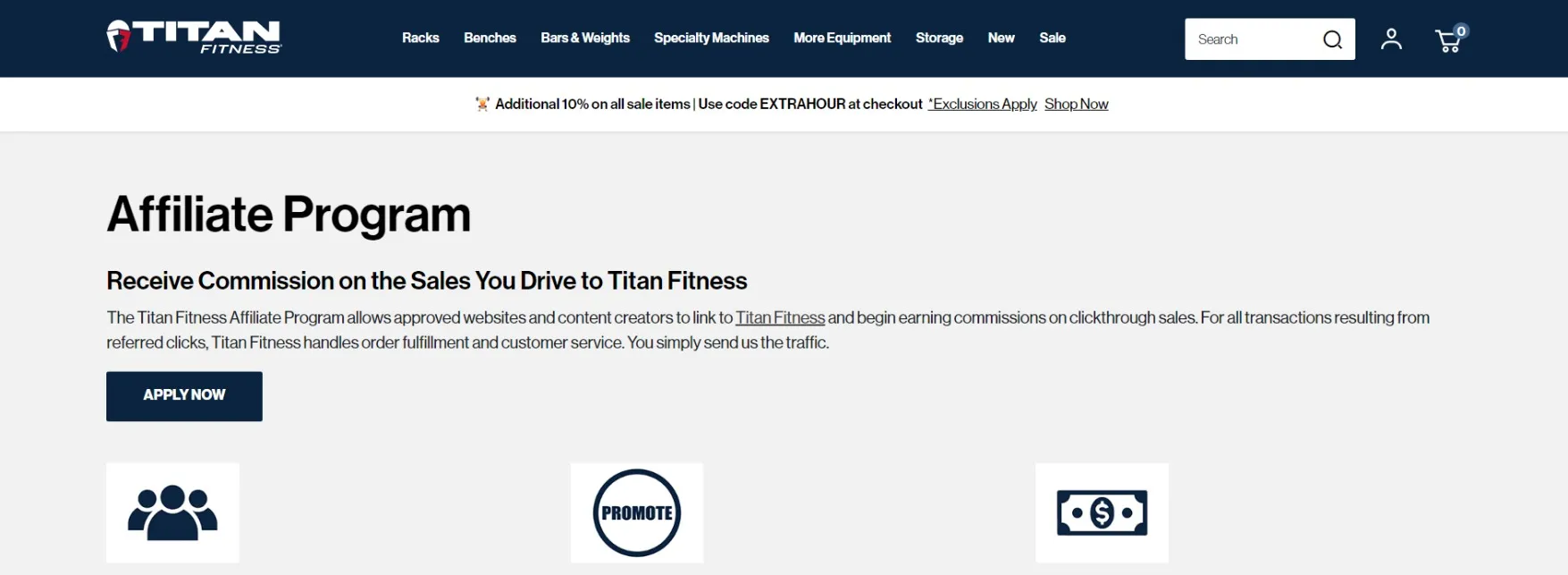 Titan Fitness - Investing Affiliate Program