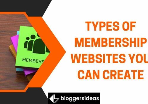 您可以创建 6 种类型的会员网站
