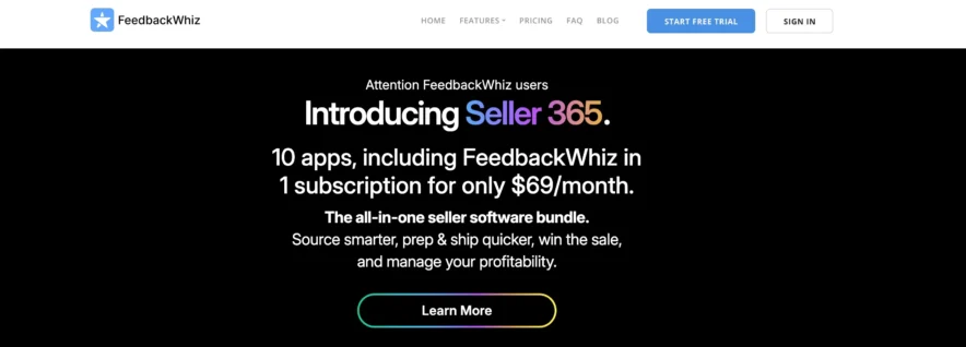 Visit the FeedbackWhiz Website