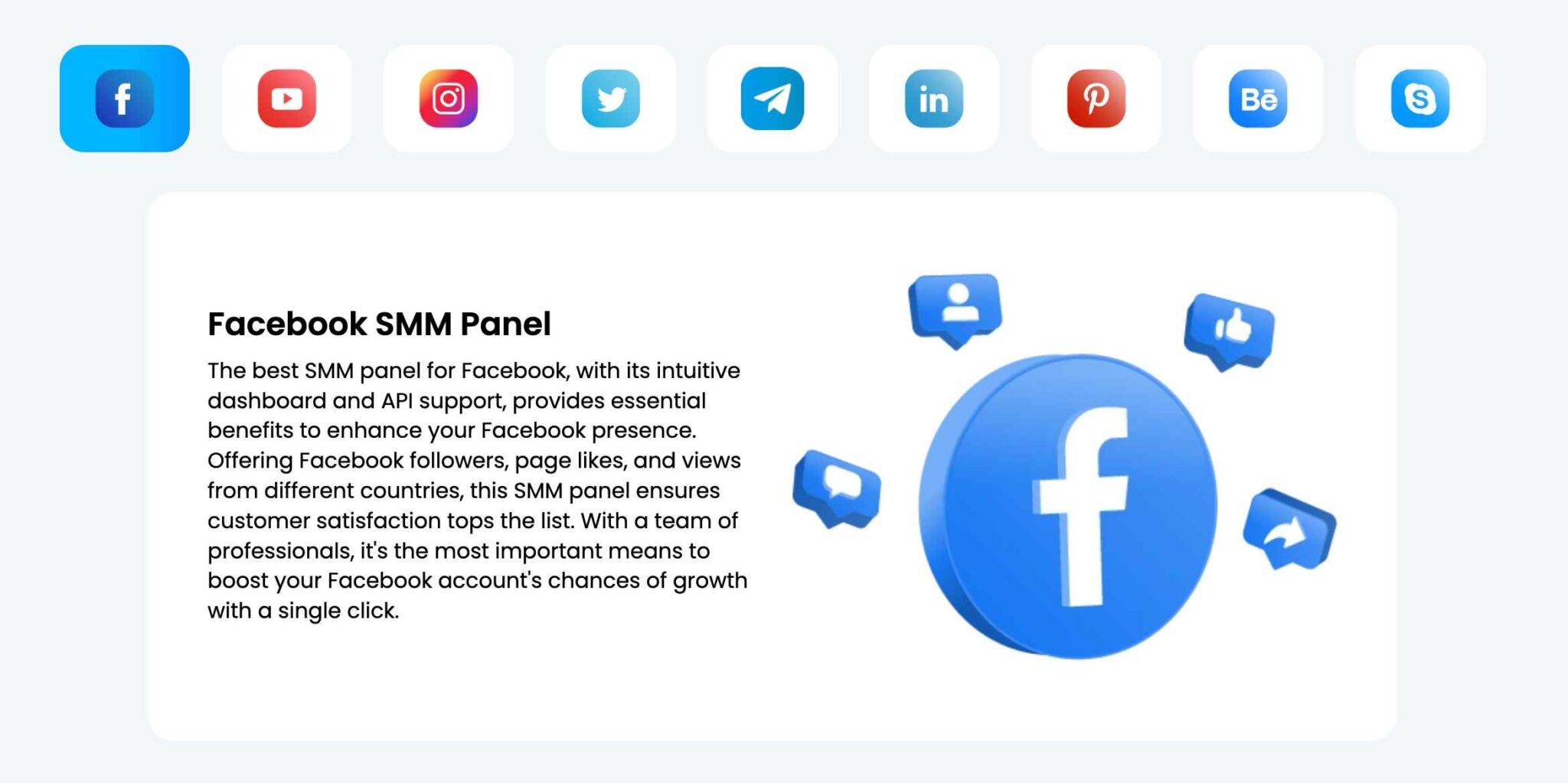 Facebook SMM Panel
