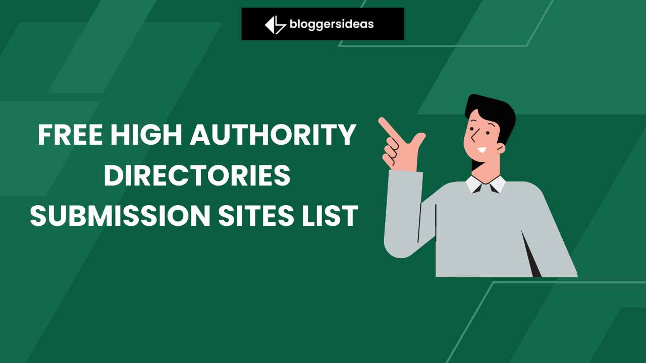 Free High Authority Directories Submission Sites List