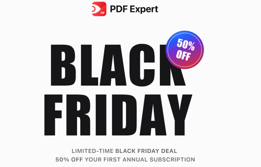 PDF Expert のブラック フライデー セール