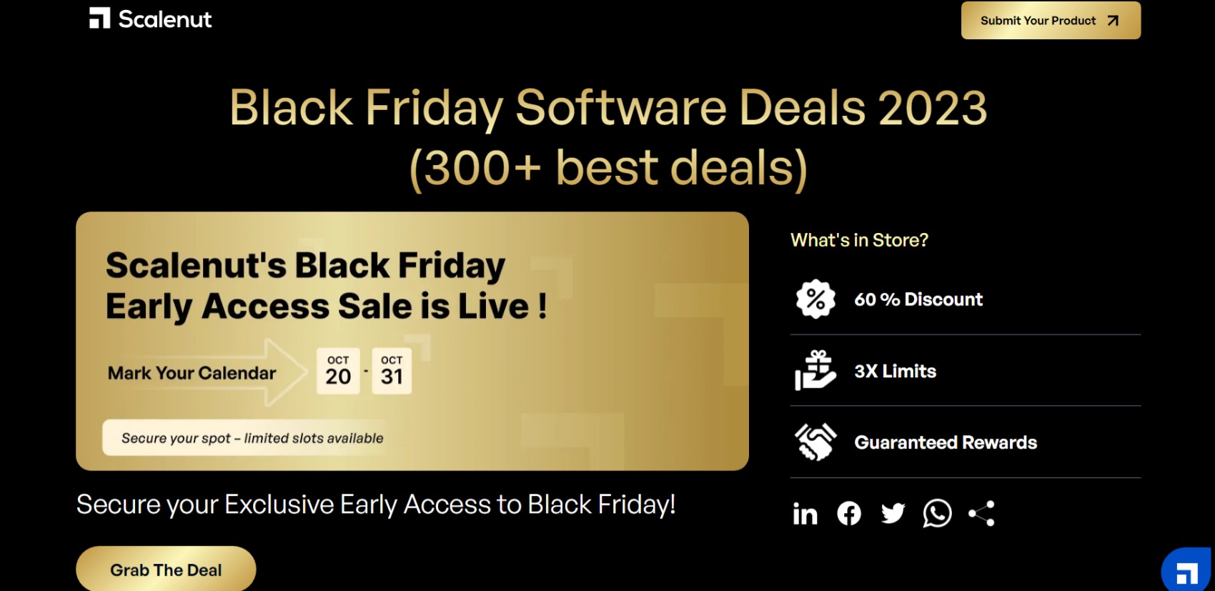 Scalenut’s Black Friday Deal