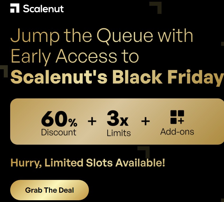 Scalenut Black Friday Deal 2023 Upto Di...