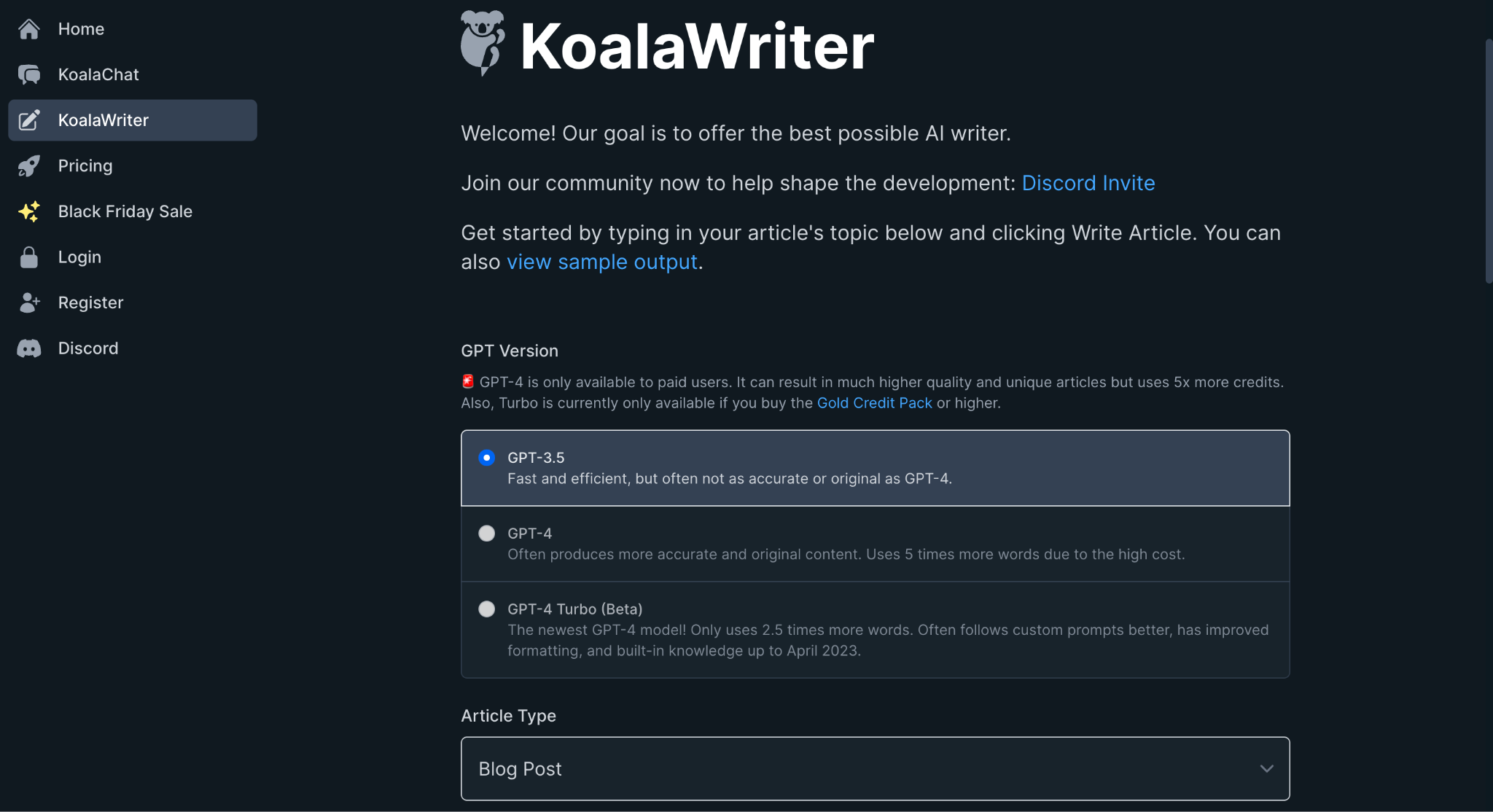 Koala Writer