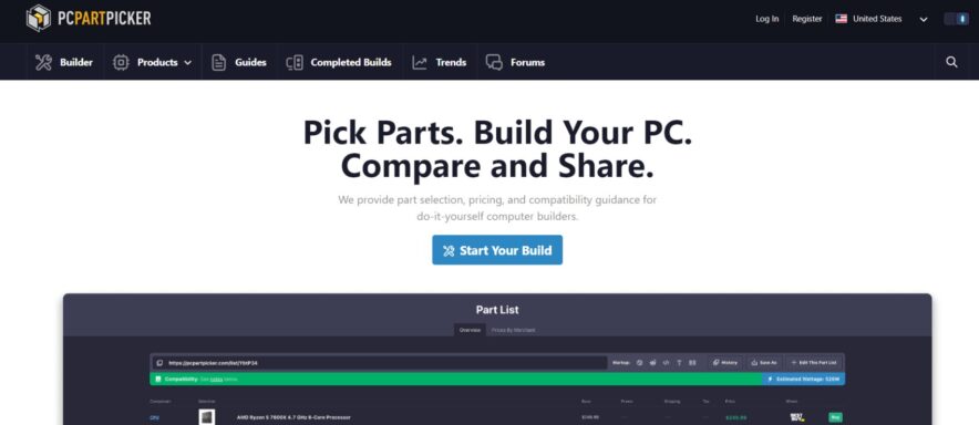 Best Affiliate Marketing Websites: PC Part Picker Best Affiliate Marketing Websites: PC Part Picker