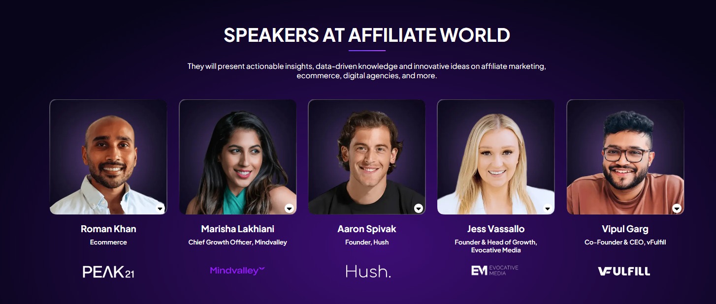 Speakers in AW Conference Asia