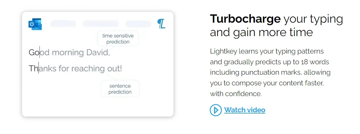 Turbocharge your typing and gain more time with Lightkey
