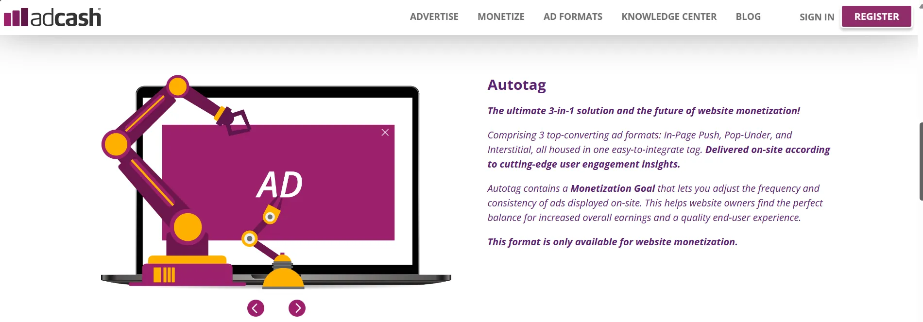 Adcash Autotag 2024: Future Website Mone...