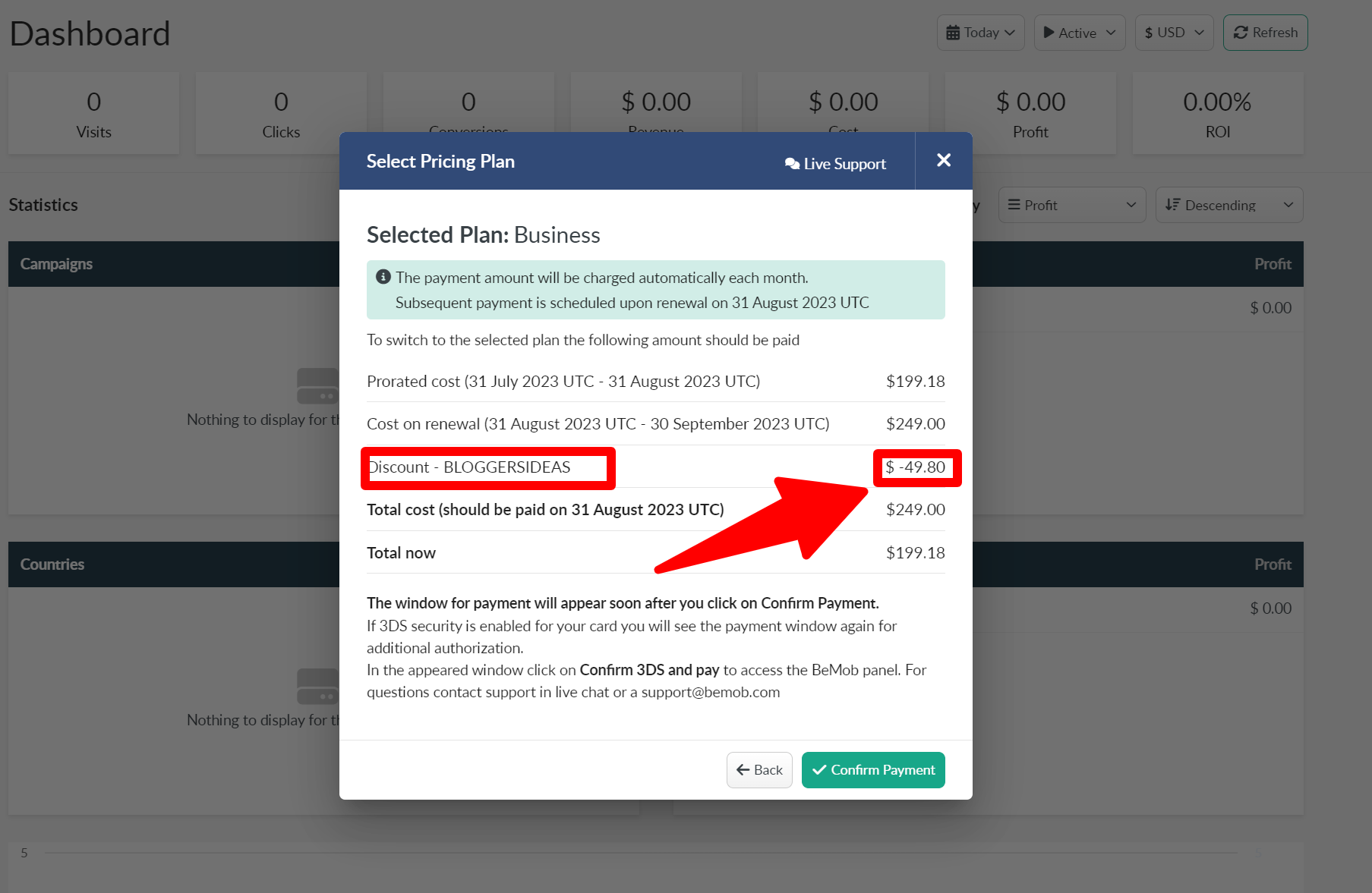 BeMob Coupon Code BeMob Coupon Code