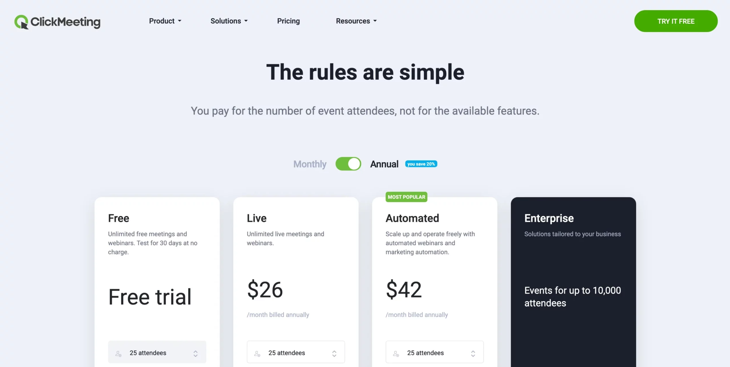 ClickMeeting Pricing ClickMeeting Pricing