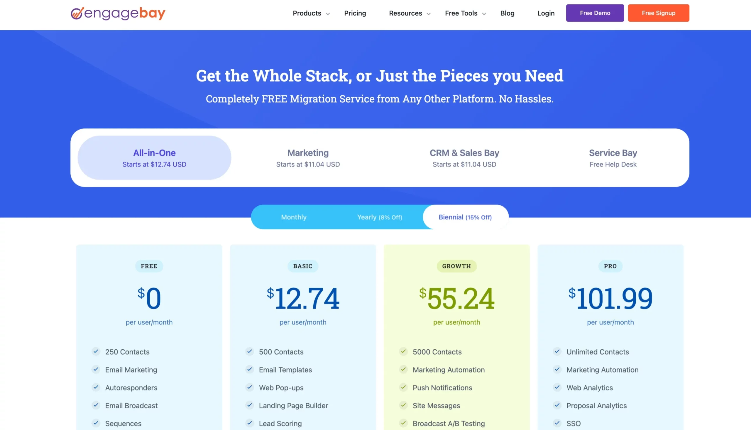 EngageBay Pricing EngageBay Pricing