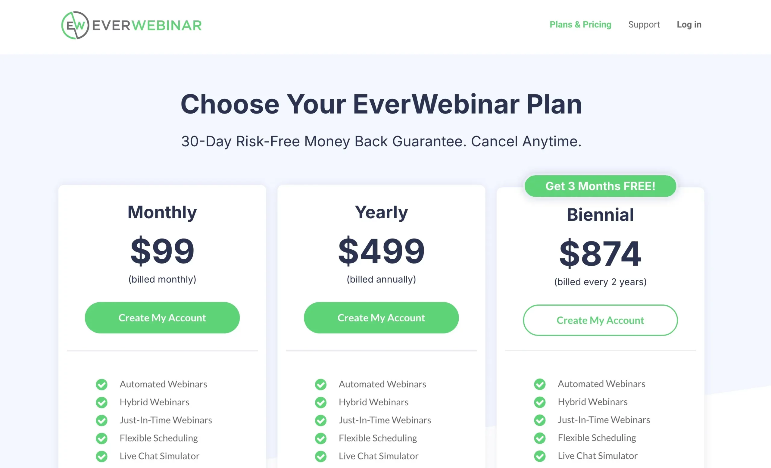 EverWebinar - Pricing