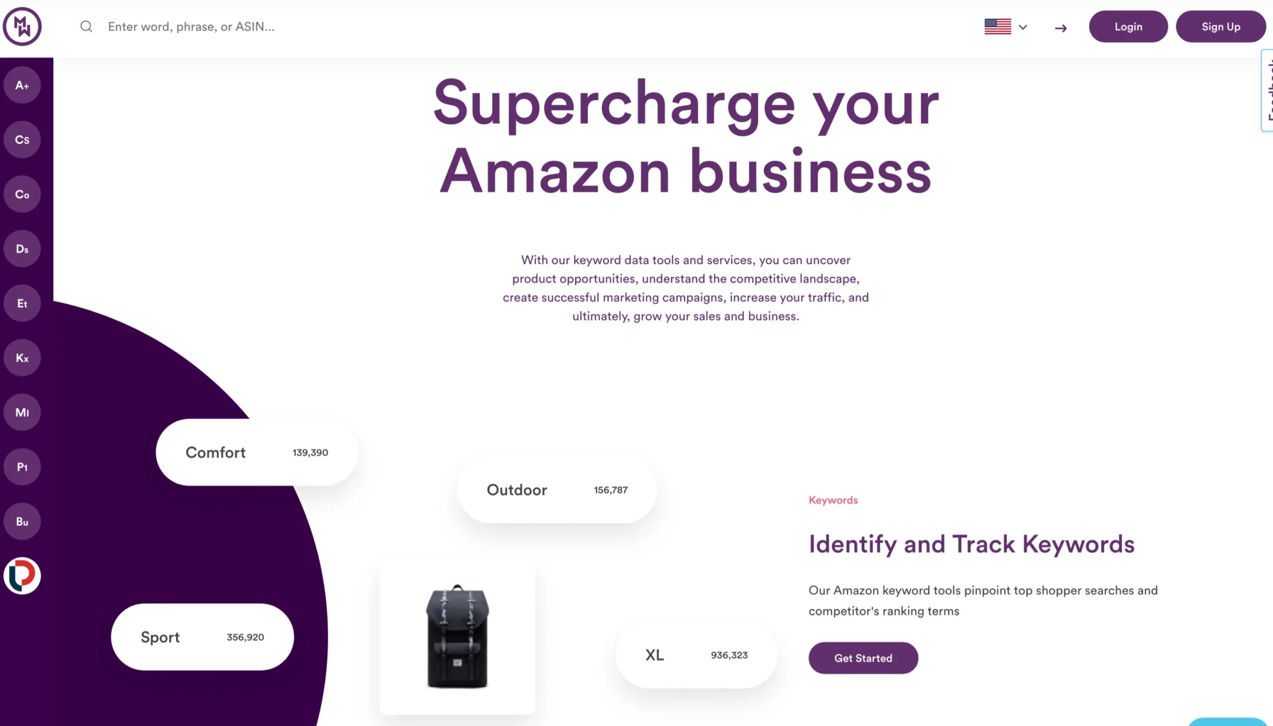 MerchantWords Features