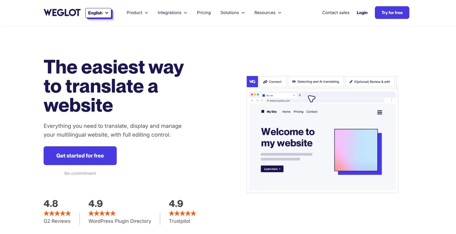 Weglot Pricing & Free Trial