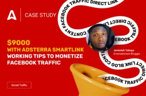 Guadagnare $ 9 utilizzando solo Adsterra e Facebook