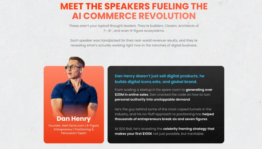 World-Class Speakers at SDS