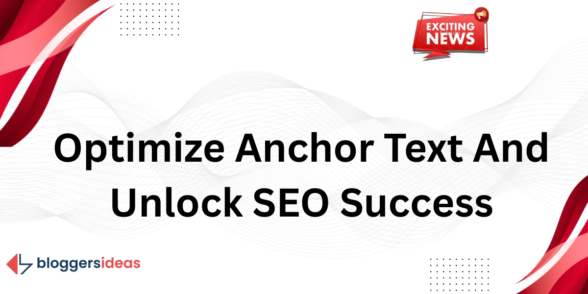 Optimize Anchor Text