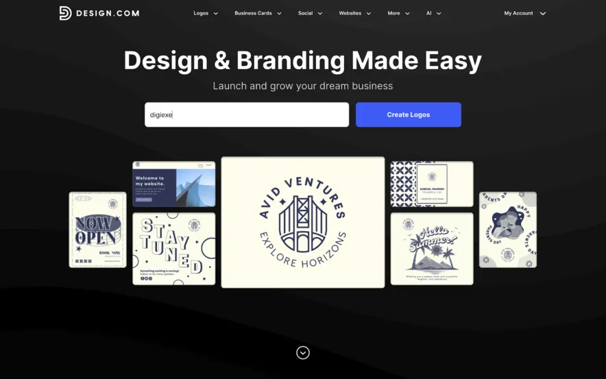 Design.com - Enter Your Business Details