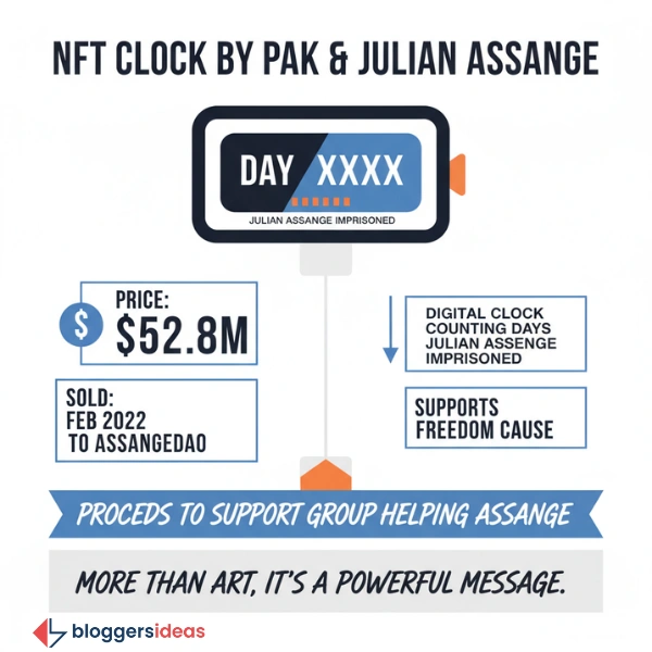 Clock by Pak and Julian Assange