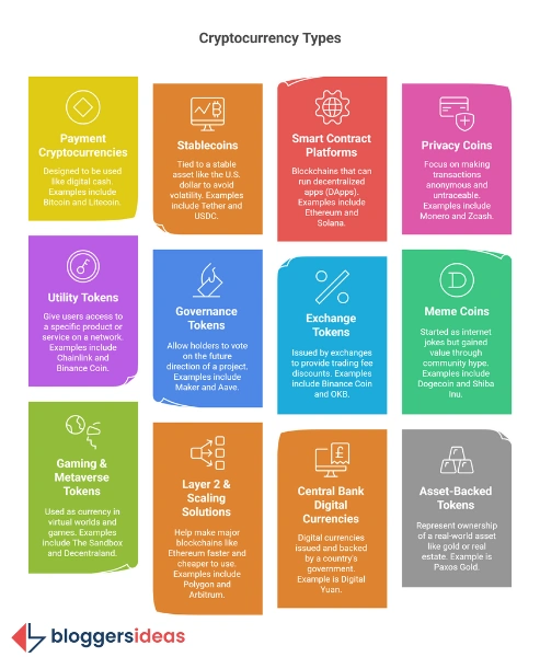 A Tour of Cryptocurrency Types