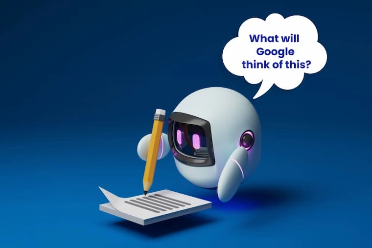 Google ignores AI content in rankings