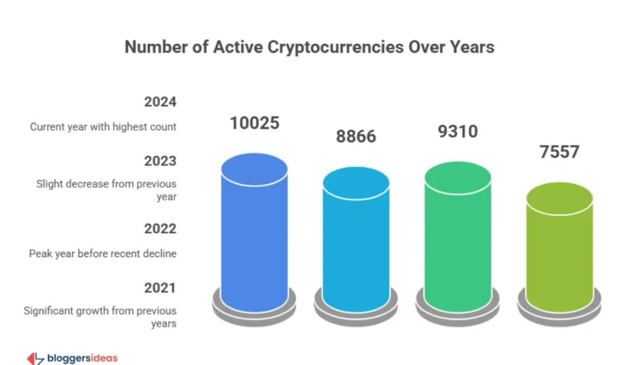 Cryptocurrency Ecosystem and Active Tokens