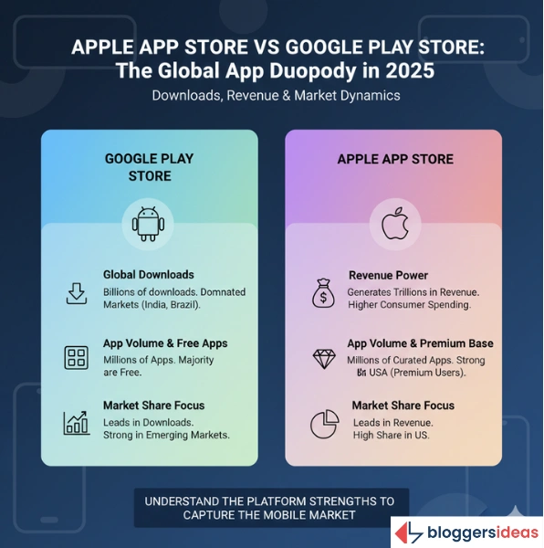 Apple App Store vs. Google Play Store
