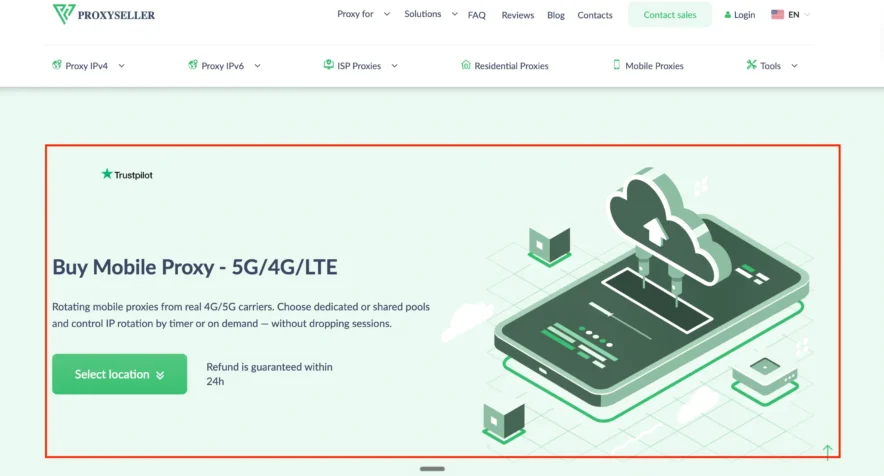 Proxy-Seller- Mobile Proxies (4G/5G/LTE)
