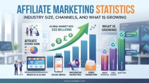 Affiliate Marketing Statistics : Industry Size, Channels, and What Is Growing