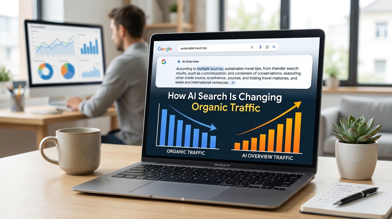 AI Overview Statistics : How AI Search Is Changing Organic Traffic