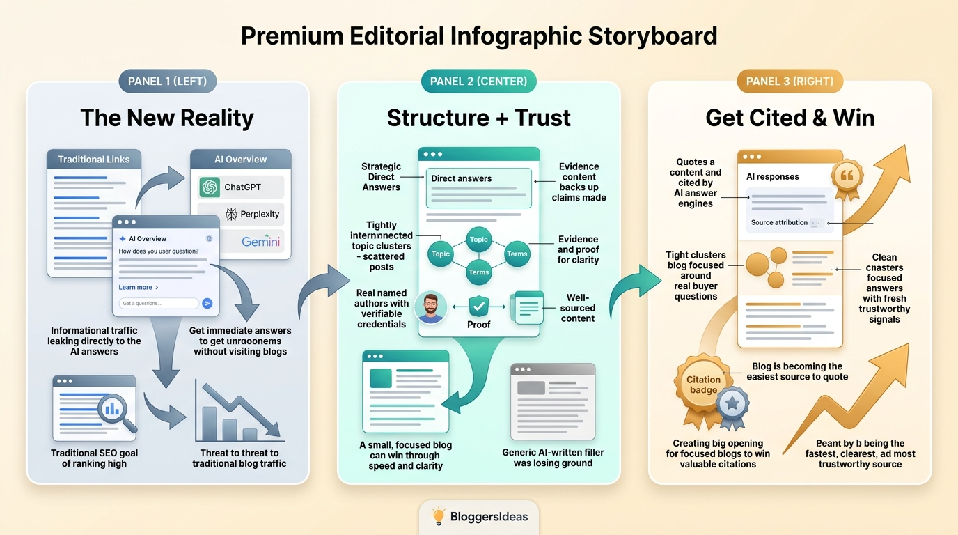 Answer Engine Optimization: How Bloggers Win Citations in ChatGPT, Perplexity, and Gemini