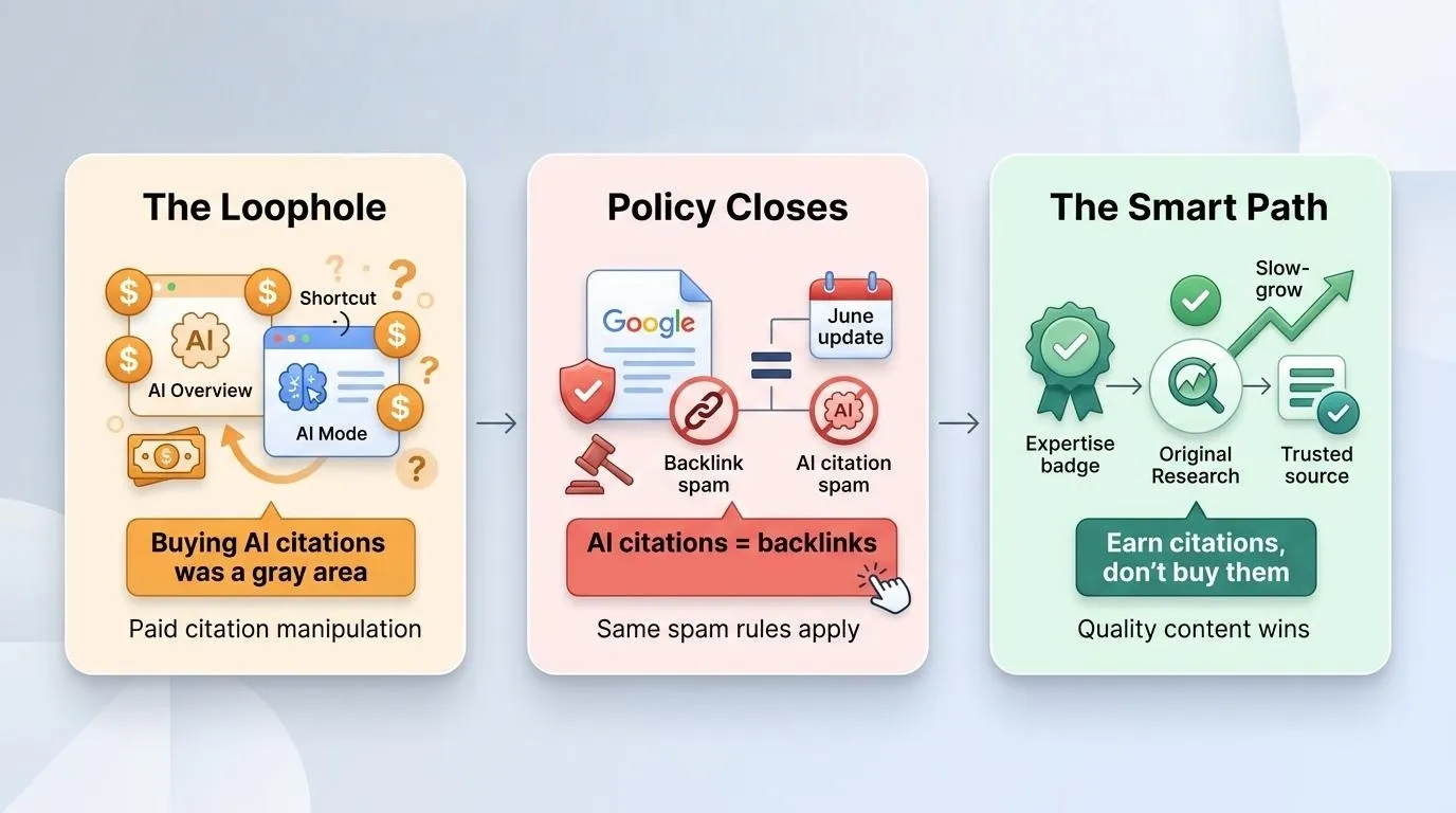 Google Says Manipulating AI Citations Is Now Spam