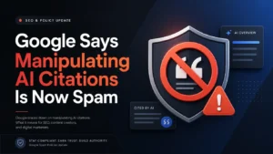 Google afirma que manipular las citas de la IA ahora es spam.