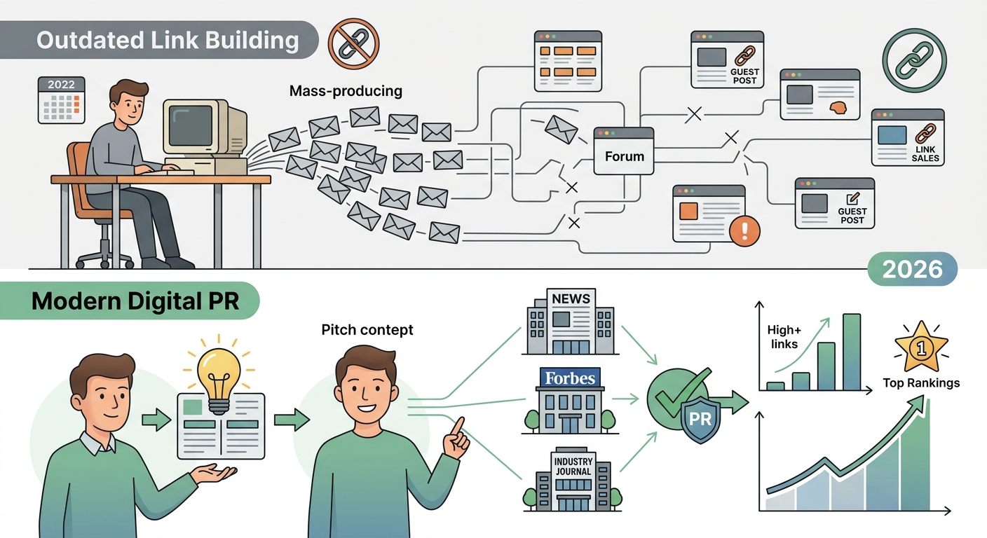 The Old Link Building Playbook Is Dead