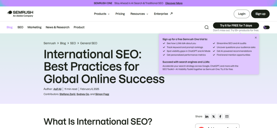 International SEO with Aleyda Solis