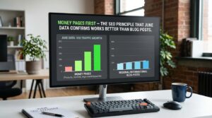 Money Pages First — The SEO Principle That June Data Confirms Works Better Than Blog Posts