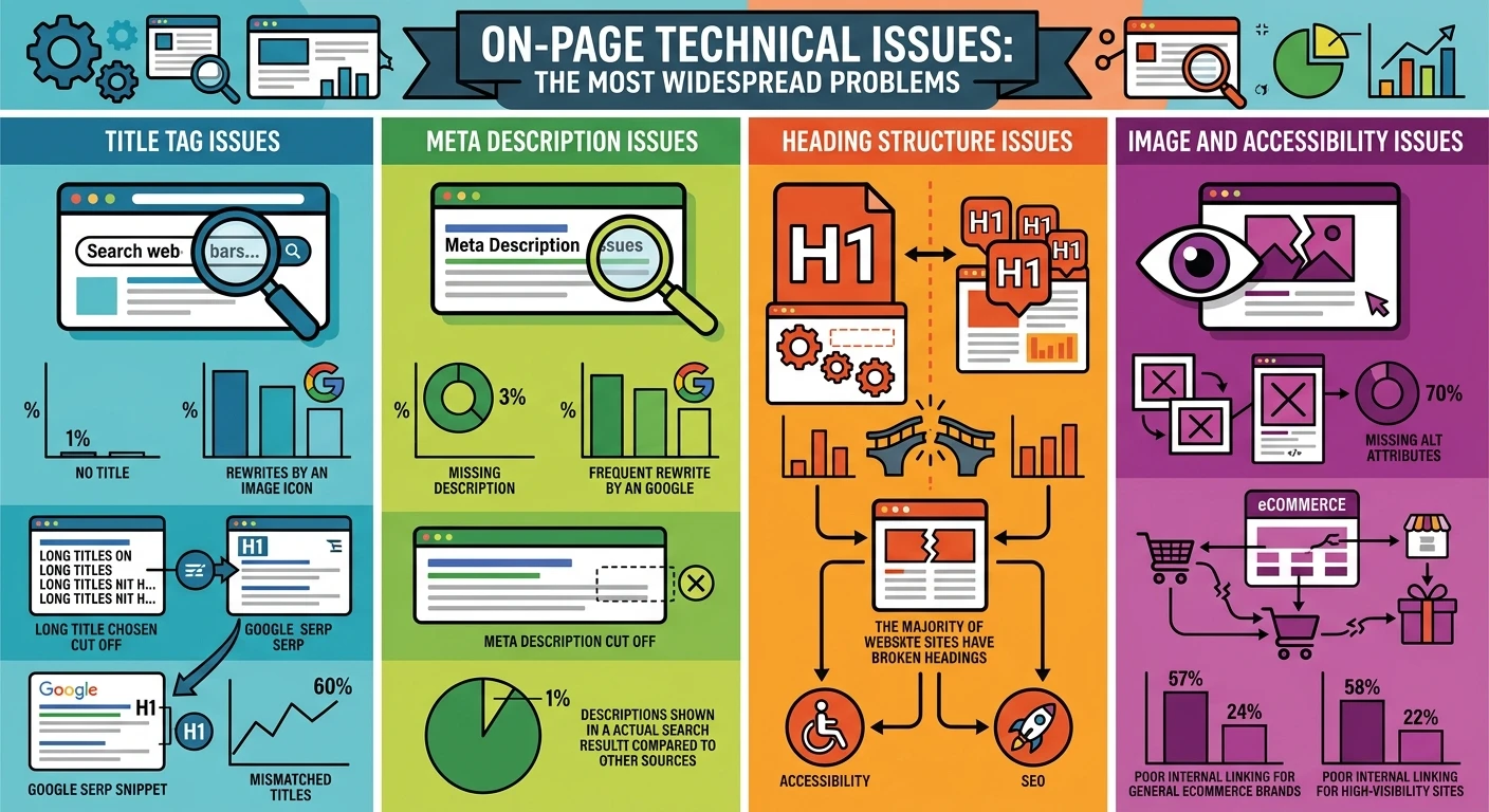 On-Page Technical Issues: The Most Widespread Problems